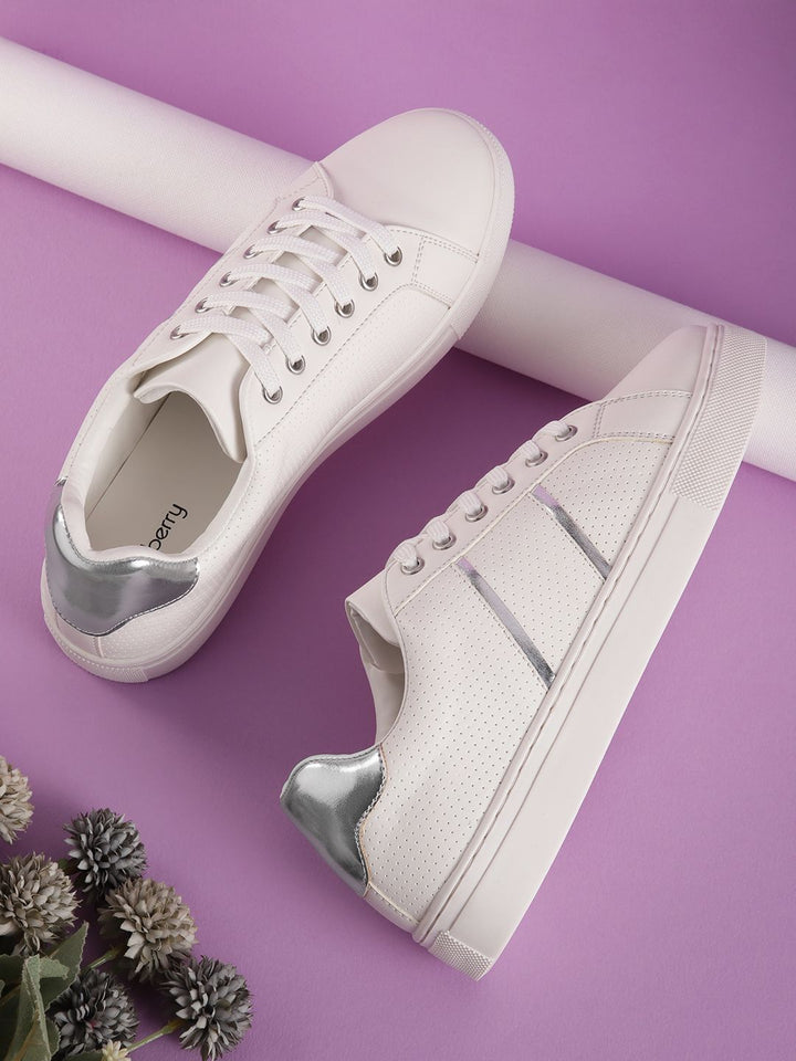 DressBerry Women Perforated Sneakers