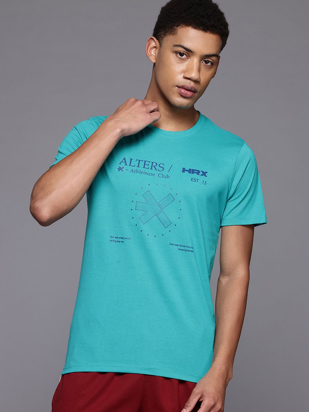 HRX by Hrithik Roshan Printed Lifestyle T-shirt