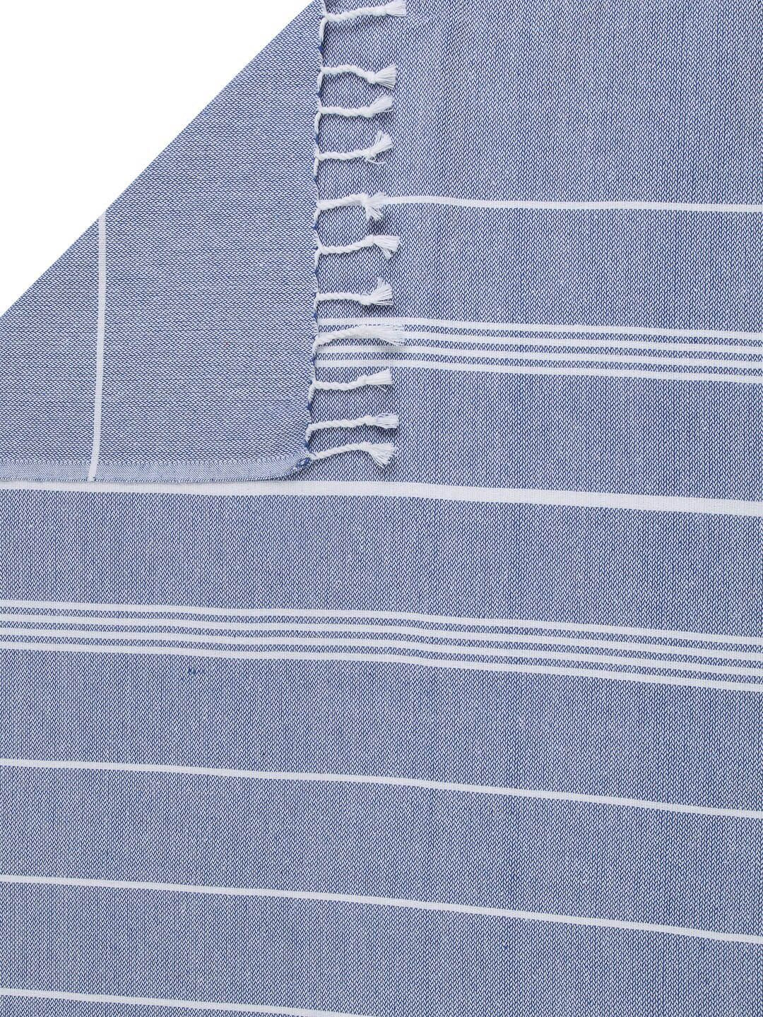 KLOTTHE Unisex Set Of 4 Striped 233 GSM Bath Towels