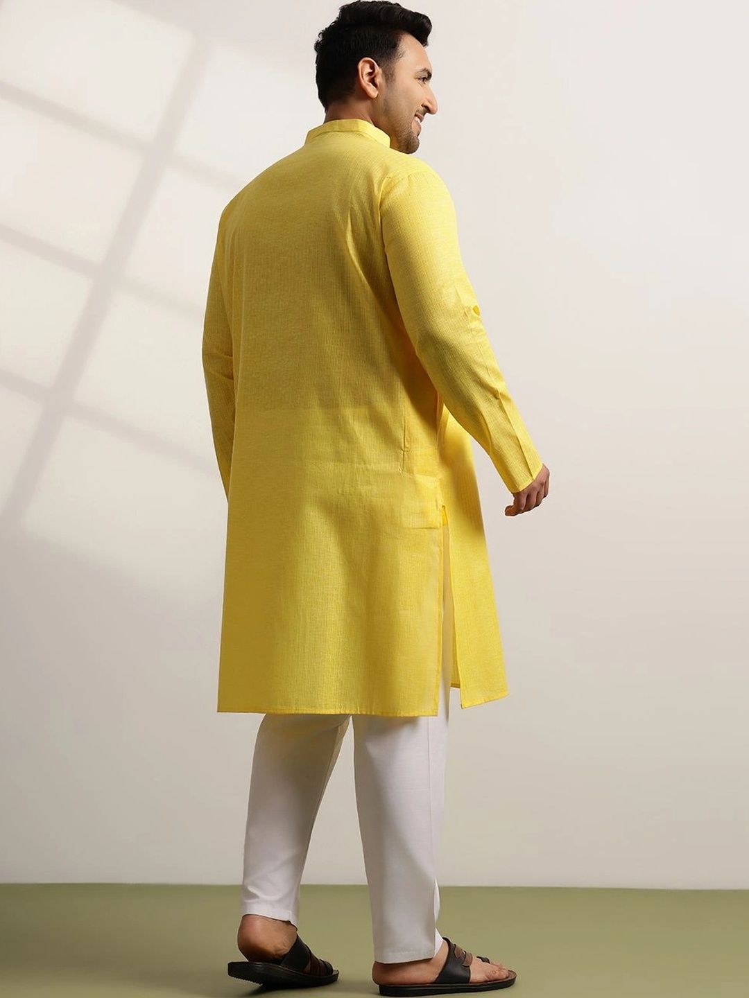 SOJANYA PLUS Men Regular Pure Cotton Kurta with Pyjamas