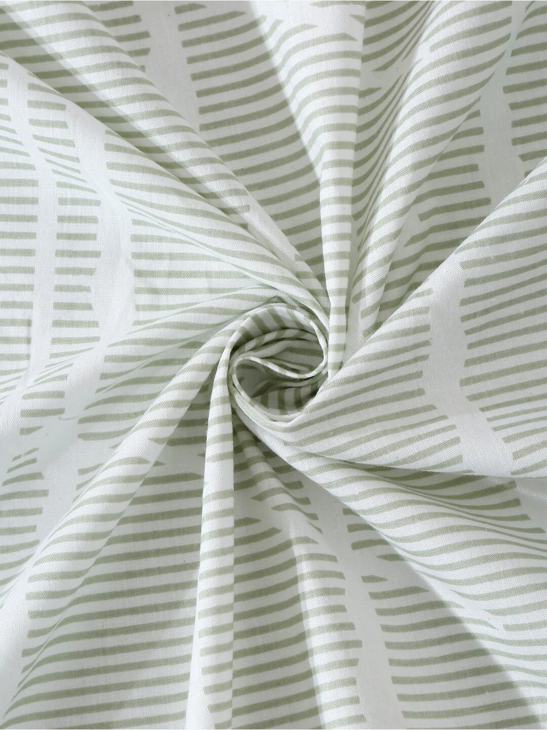 Klotthe Grey Grey Geometric 400 TC Cotton Dipasang Super King Bedsheet dengan 2 penutup bantal