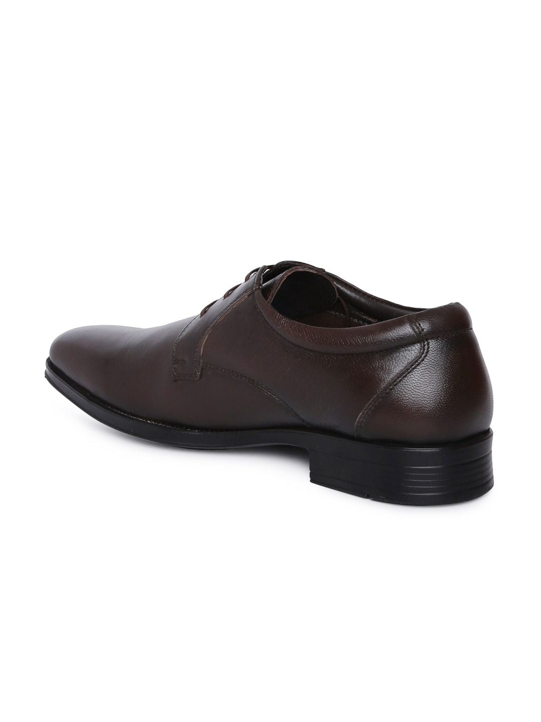 Red Chief Brown Solid Formal Derbys