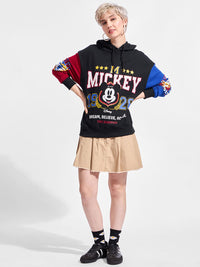 Bewakoof Women Official Disney Printed Hooded Sweatshirt