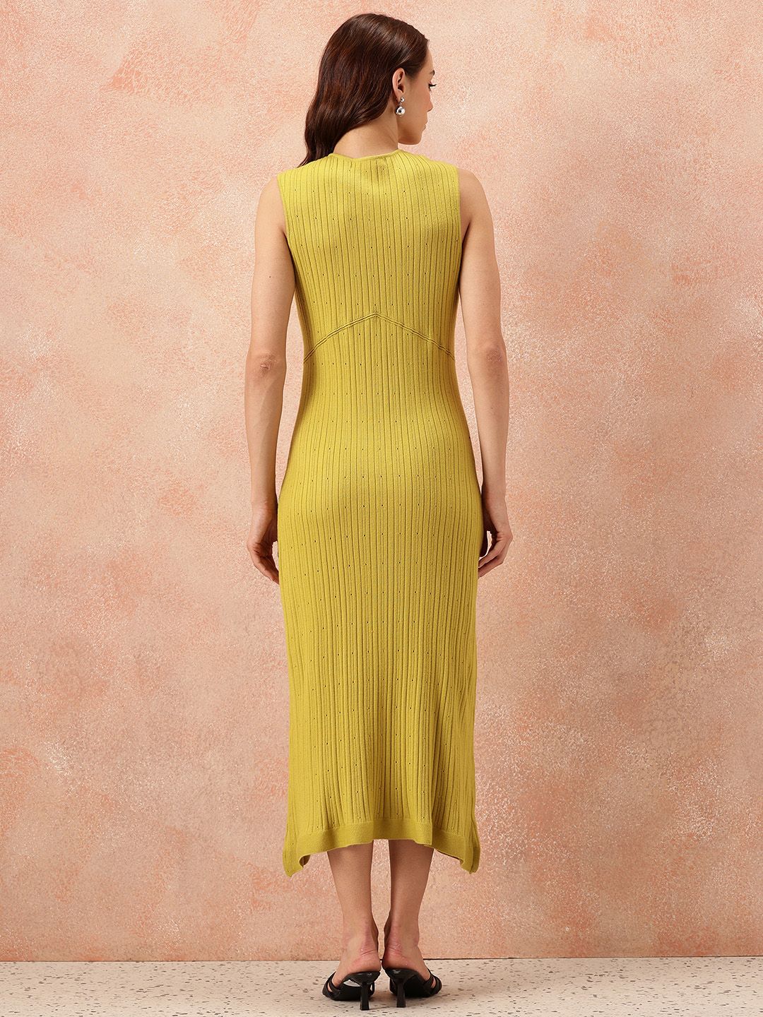 all about you V-Neck Sheath Midi Dress