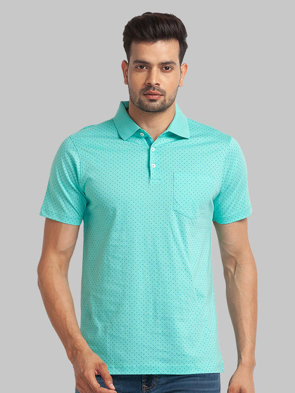 Park Avenue Men Polo Collar Cotton T-shirt