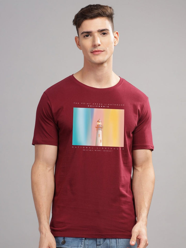 ADRO Men Printed T-shirt