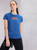 HRX by Hrithik Roshan Couple Collection Brand Logo Printed Rapid-Dry Training T-shirt