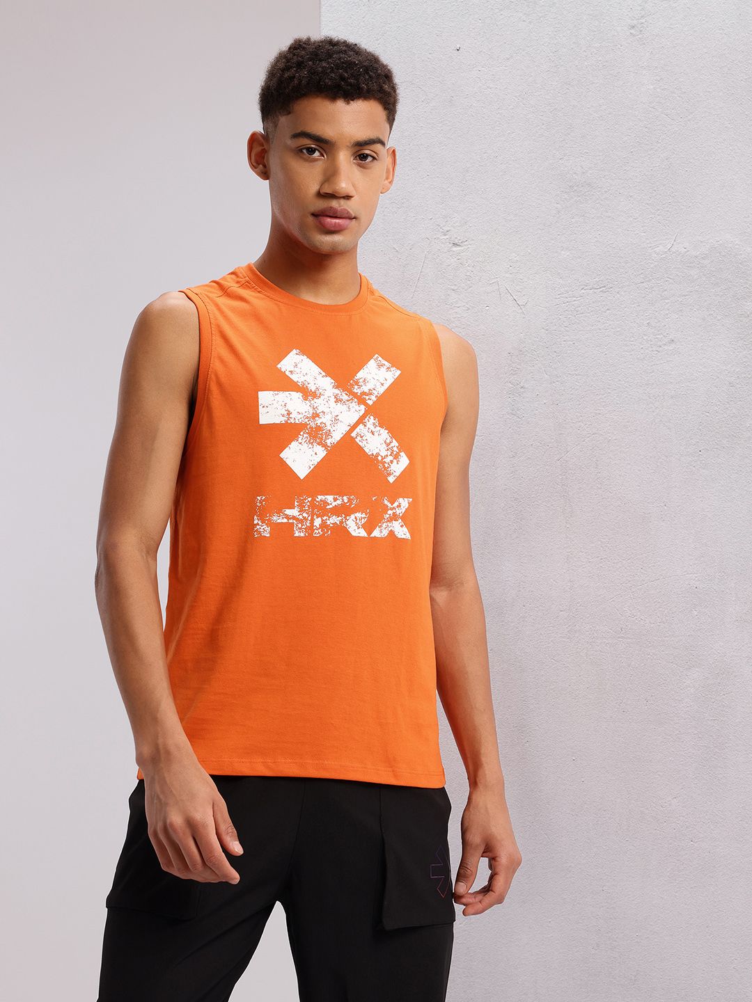 HRX by Hrithik Roshan Men Brand Logo Printed T-shirt