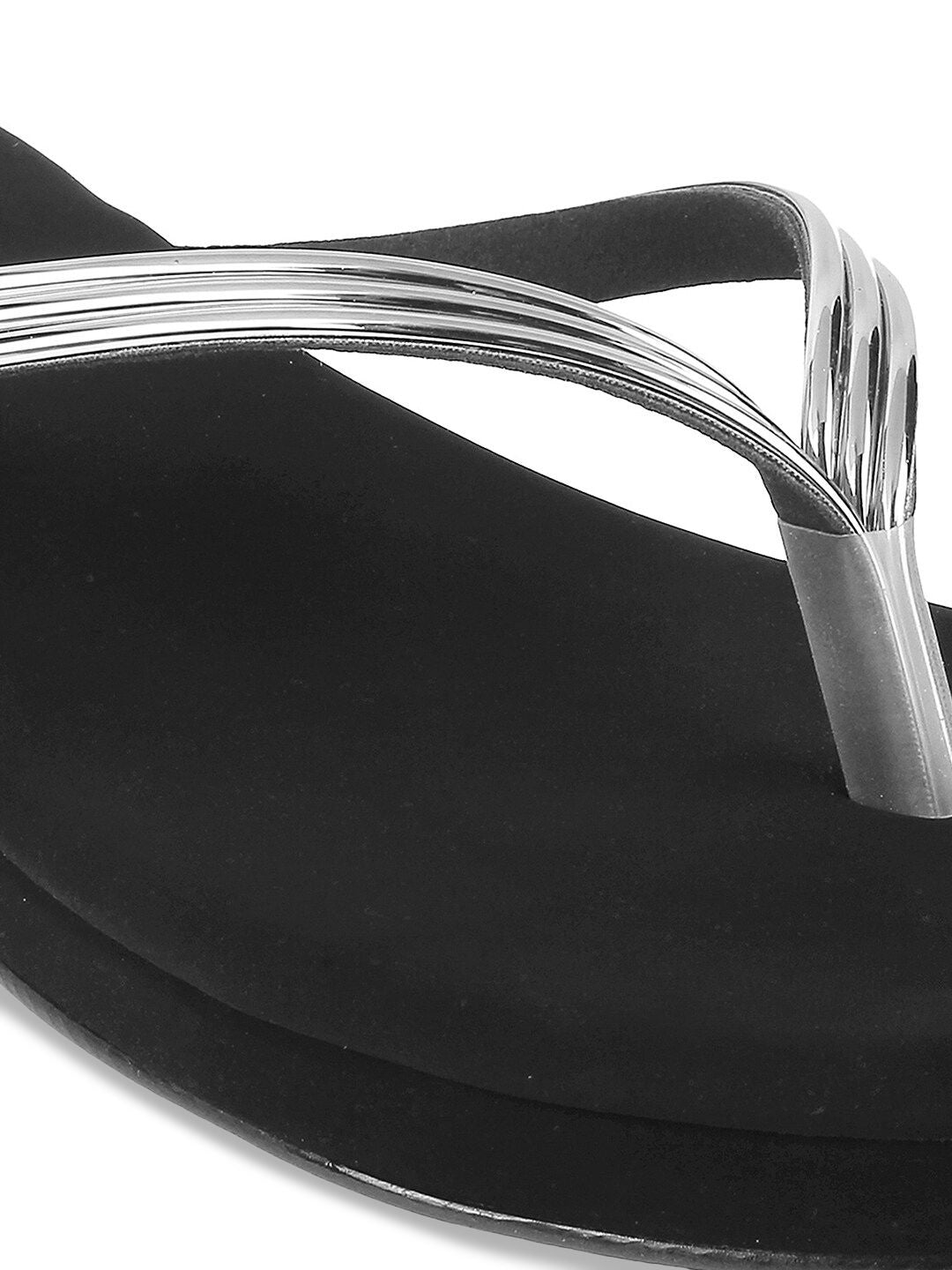 Metro Women Silver-Toned Sandals