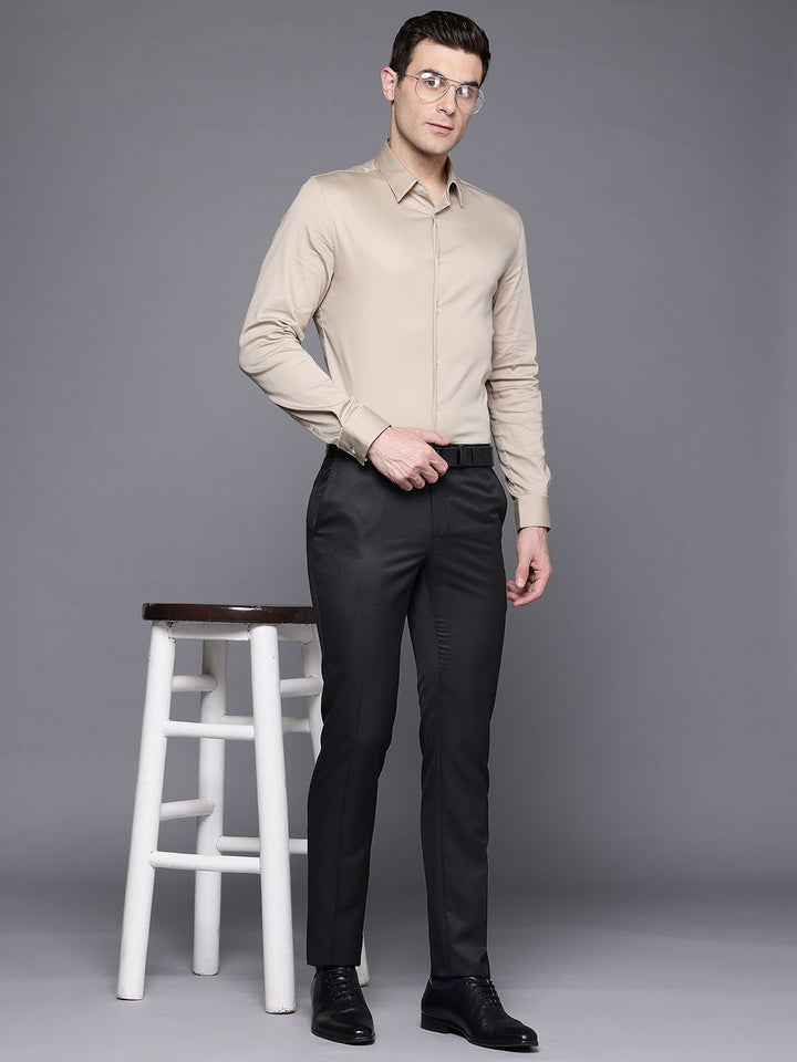 Raymond Men Slim Fit Formal Trousers