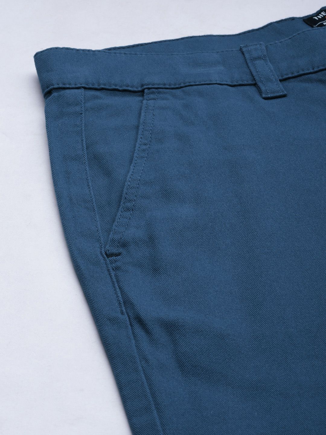 The Indian Garage Co Men Blue Slim Fit Chinos