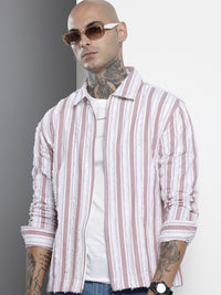 The Indian Garage Co Striped Casual Shirt