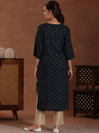 Libas Thread Work Embroidered Ethnic Motifs Straight Kurta
