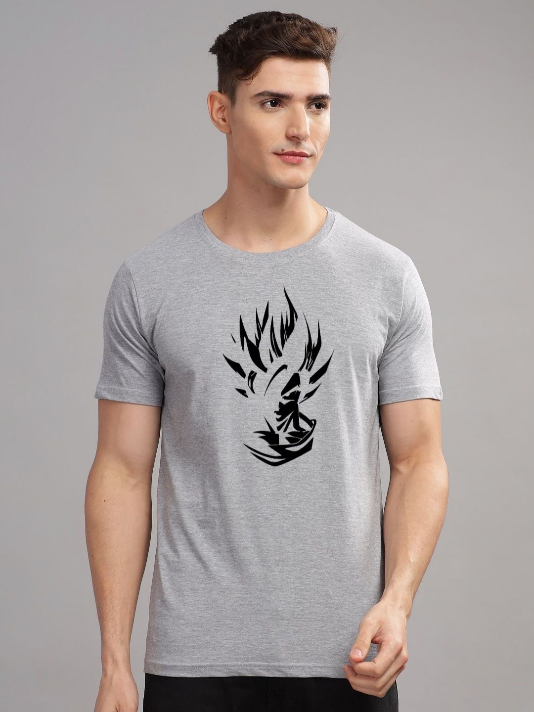 ADRO Men Typography Printed Raw Edge T-shirt