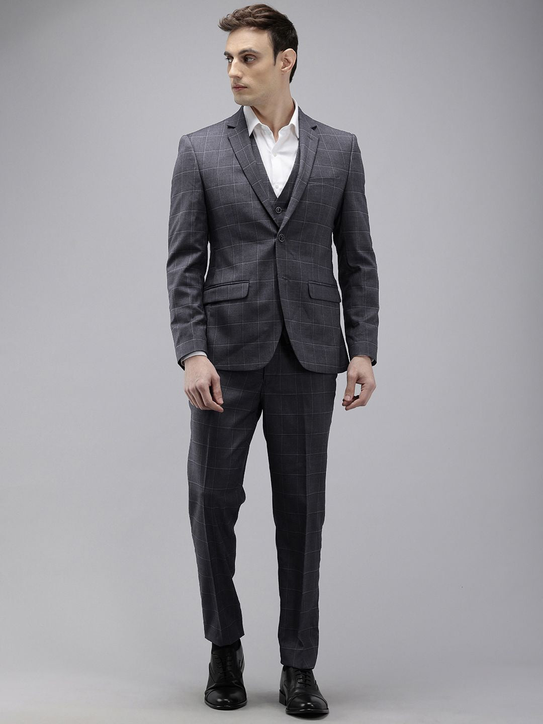 Park Avenue Neo Fit Single Breasted Formal 3-Piece Suit