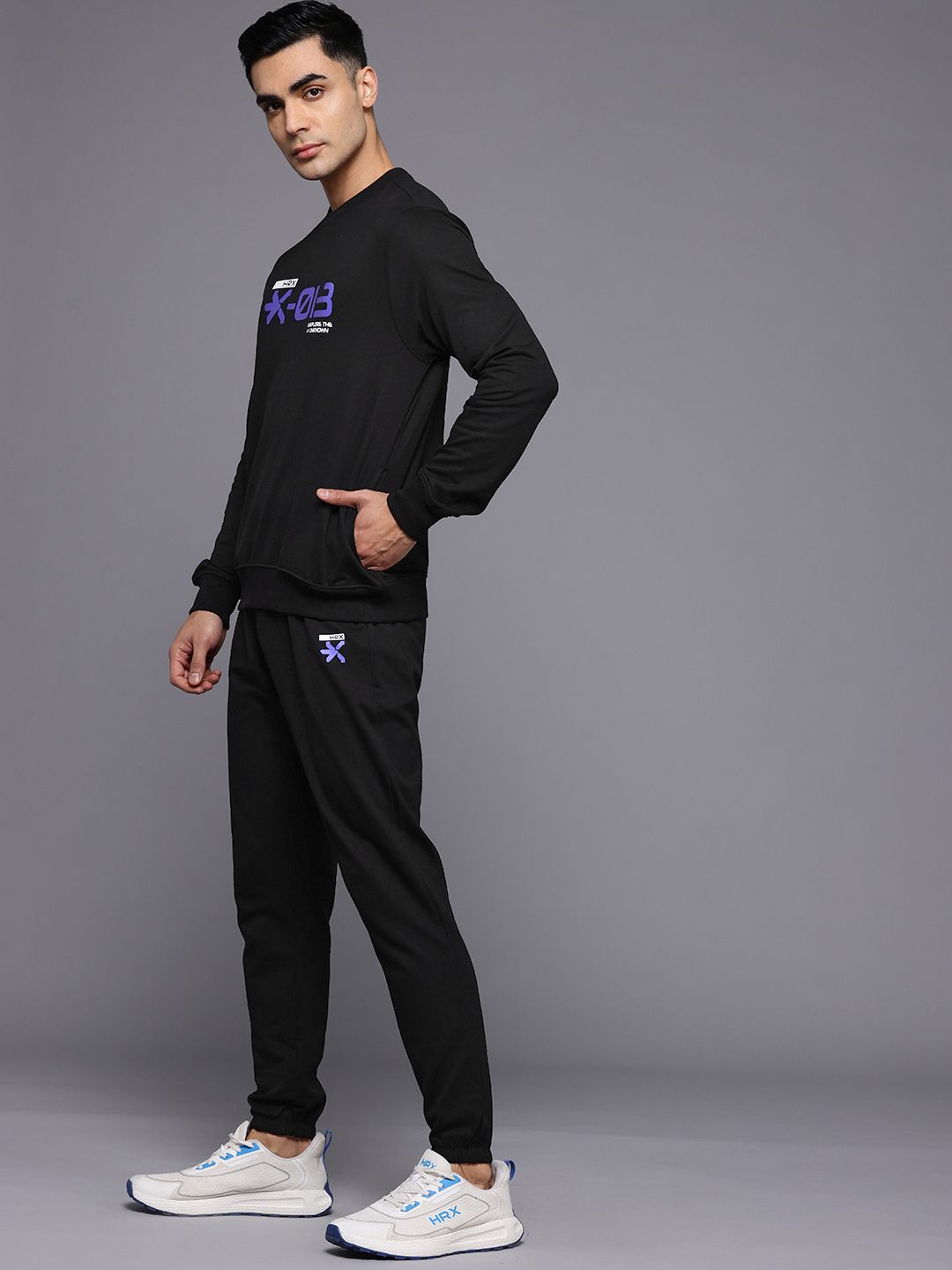 HRX by Hrithik Roshan Printed Lifestyle Tracksuits