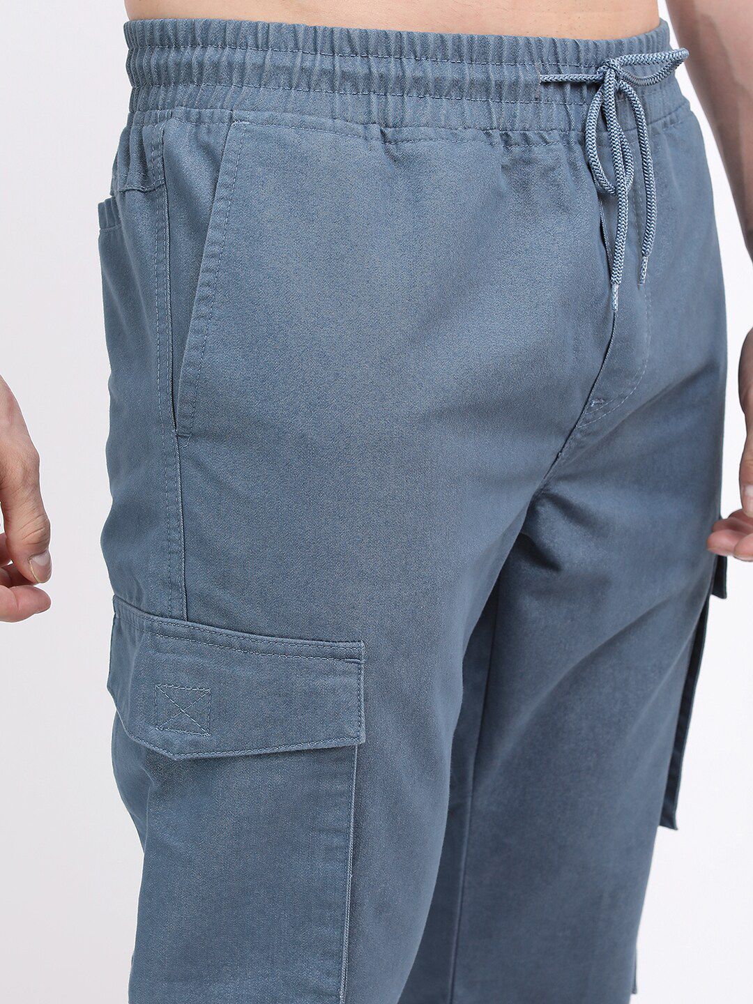 HIGHLANDER Men Joggers Cargo Pocket Trousers