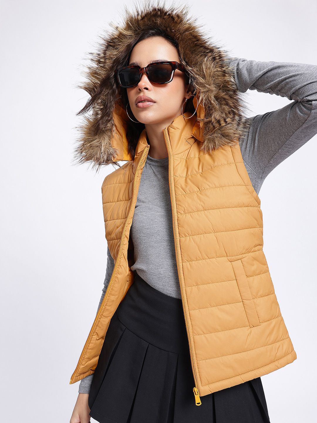 DressBerry Pristine Parka Gilet Jacket