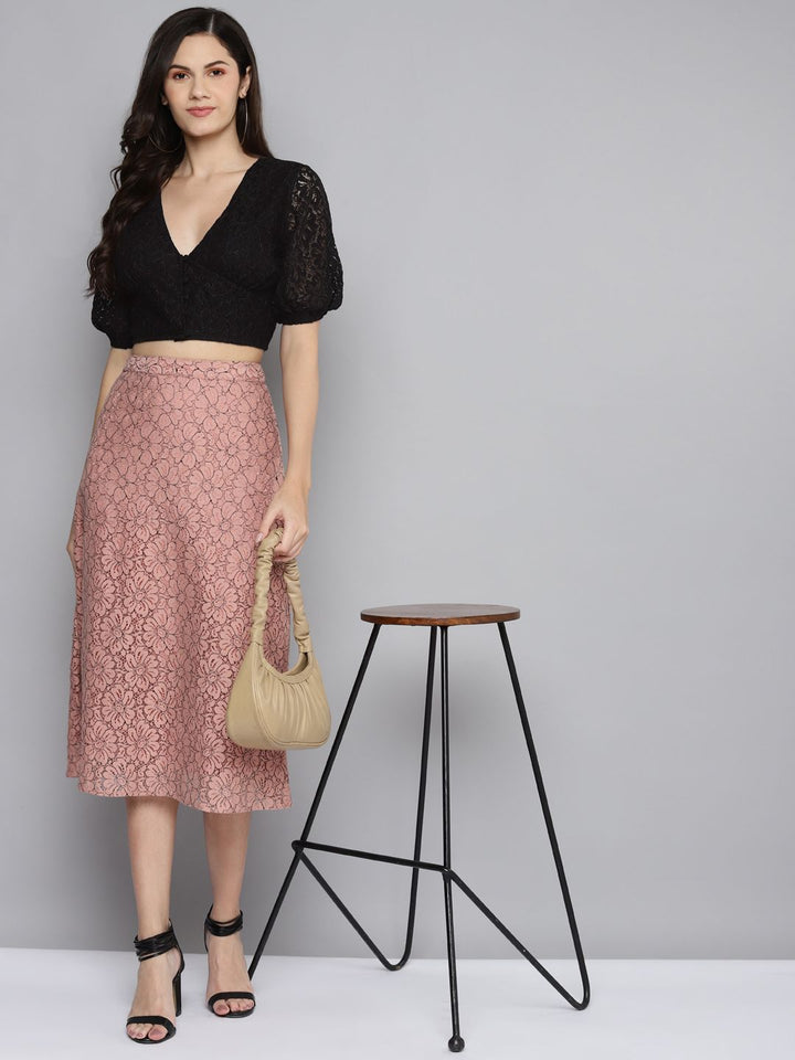SASSAFRAS Black Blouson Crop Top