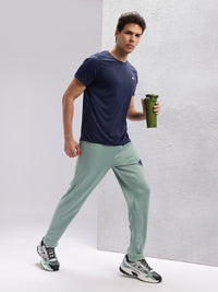 HRX by Hrithik Roshan Men Typography Print Detail Mid-Rise Rapid-Dry Running Track Pants