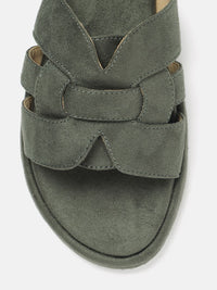 Lino Perros Women Open Toe Flats