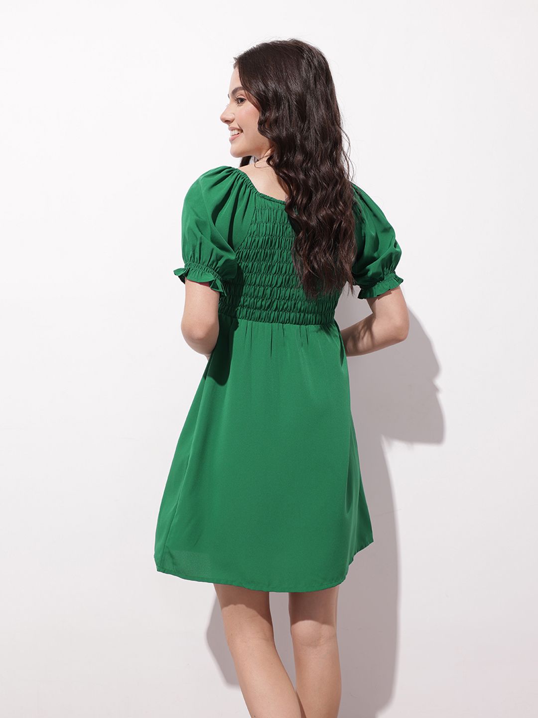 DressBerry Effortless Elegance Smocked Empire Dress