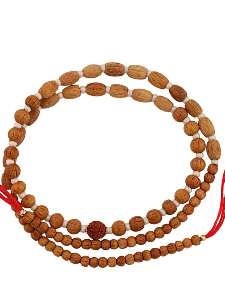 Voylla Divya Rudraksha Beaded Thread Rakhi