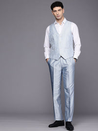 Raymond Self Design Textured Contemporary Fit Single Breasted 3 Piece Party Suits