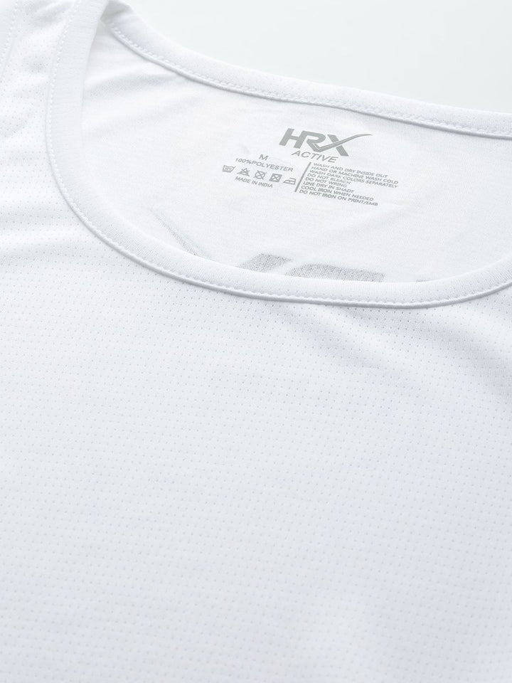HRX by Hrithik Roshan Rapid-Dry Colourblocked Sleeveless Running T-shirt