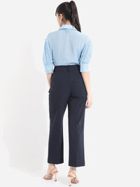 RAREISM Women Straight Fit High-Rise Trousers