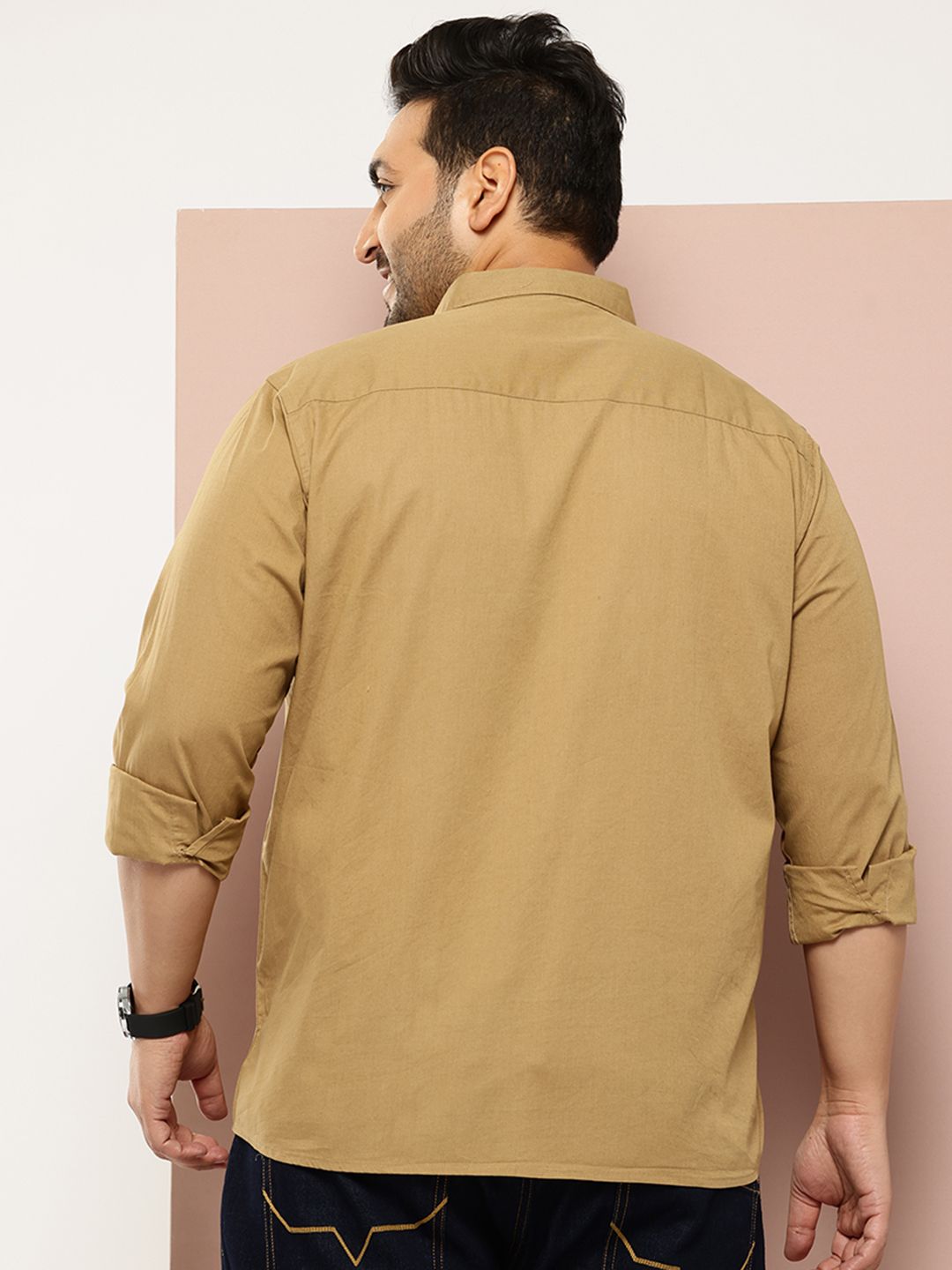 Thomas Scott Plus Size Regular Fit Button Down Collar Shirt