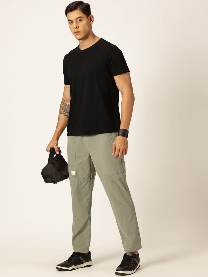 Thomas Scott Men Relaxed Loose Fit Cricket Club Collection Pure Cotton Easy Wash Trousers