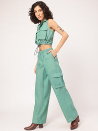 DressBerry Utility Chic Parachute Cargo Co-Ords