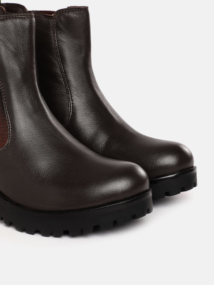 Lino Perros Women Mid-Top Block Heels Regular Boots