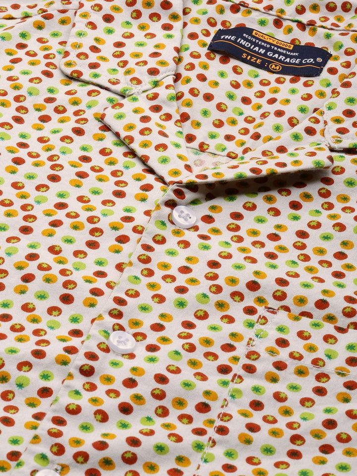 The Indian Garage Co Men Multicoloured Printed Night Suit