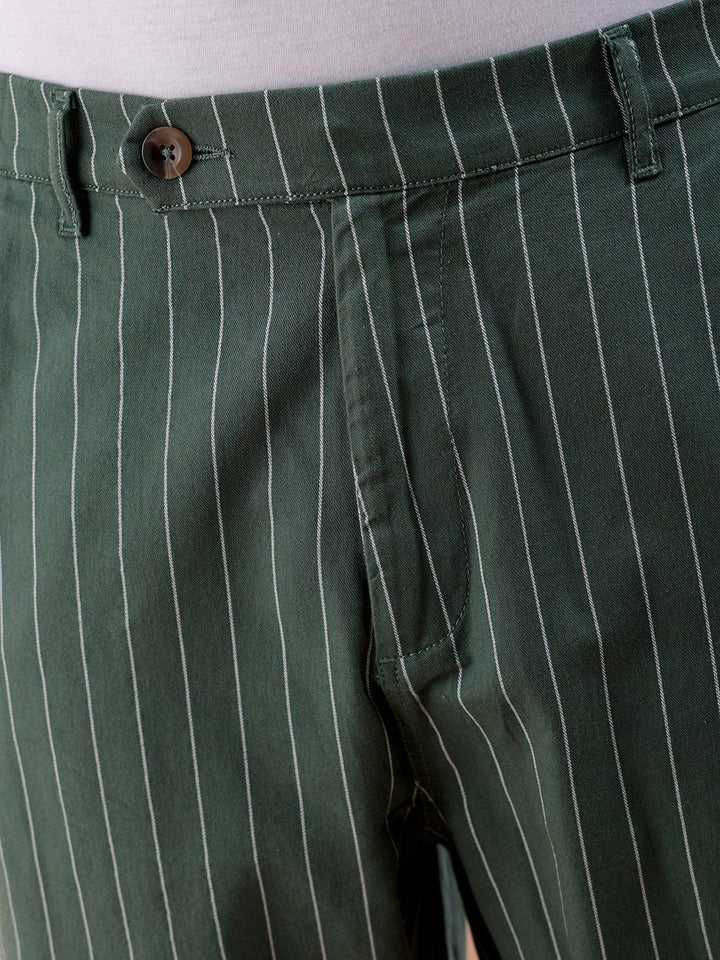 The Indian Garage Co Striped Loose Fit Trouser