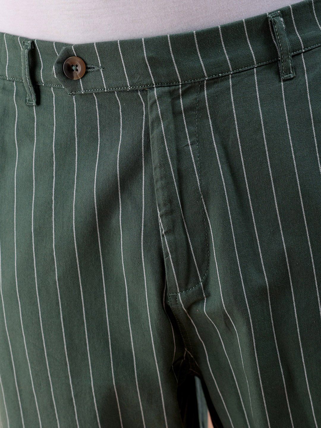 The Indian Garage Co Striped Loose Fit Trouser