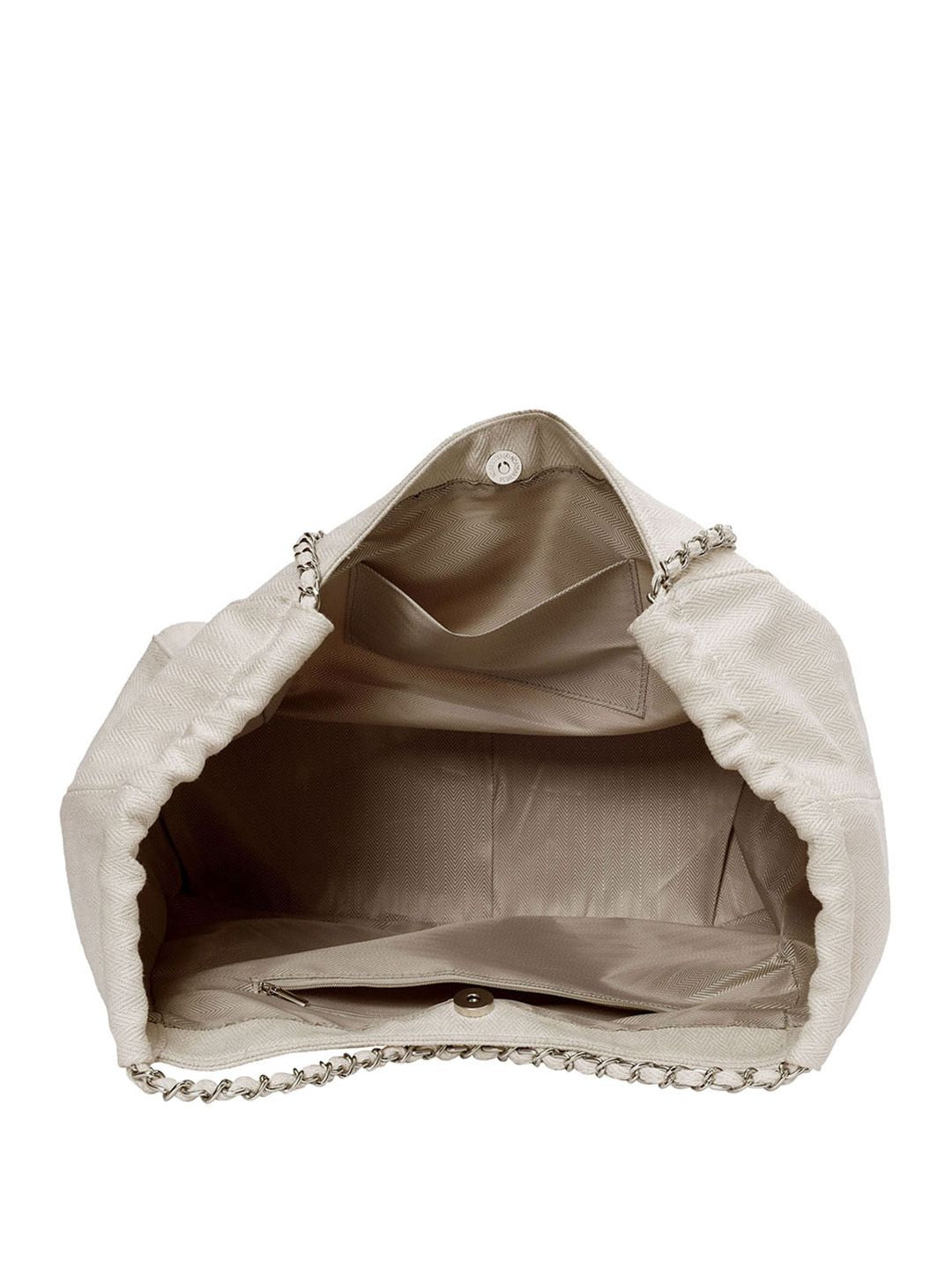 Lino Perros Geometric Self Design Structured Shoulder Bag