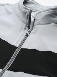 HRX by Hrithik Roshan Striped Rapid-Dry Running Tracksuit