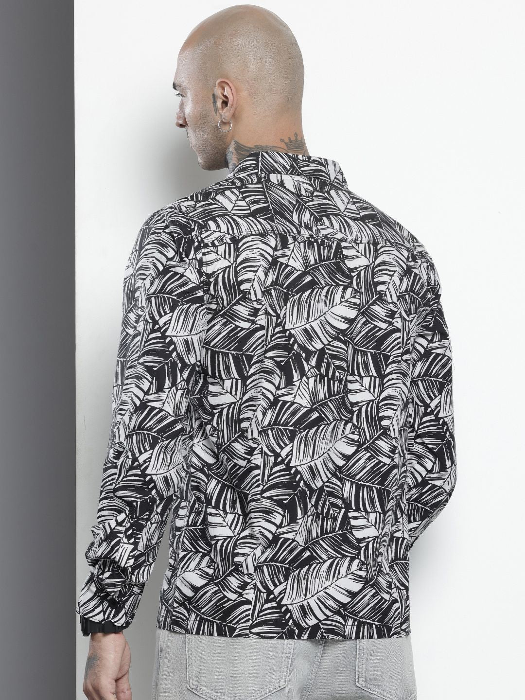 The Indian Garage Co Pure Cotton Tropical Printed Casual Shirt