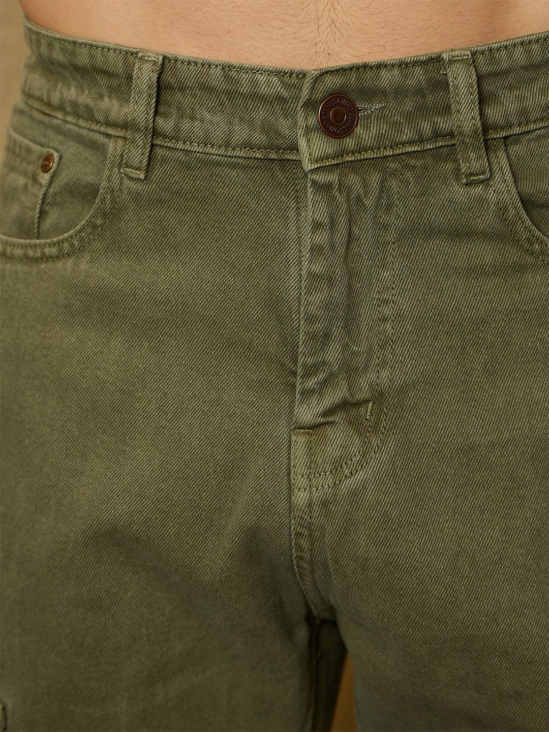 DENNISON Korean Baggy Fit Cargo Jeans