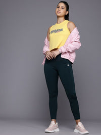 HRX by Hrithik Roshan Women Typography Printed Crop T-shirt