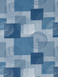 Moda Rapido X KLOTTHE Blue & White Printed Pure Cotton Single Bedsheet With Pillow Covers
