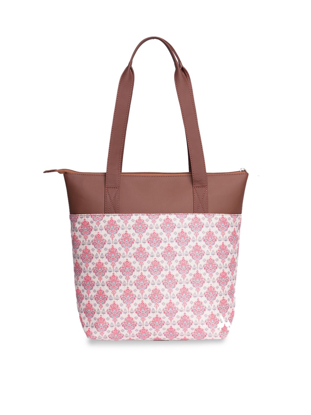 ZOUK Ethnic Motifs Printed Shopper Tote Bag
