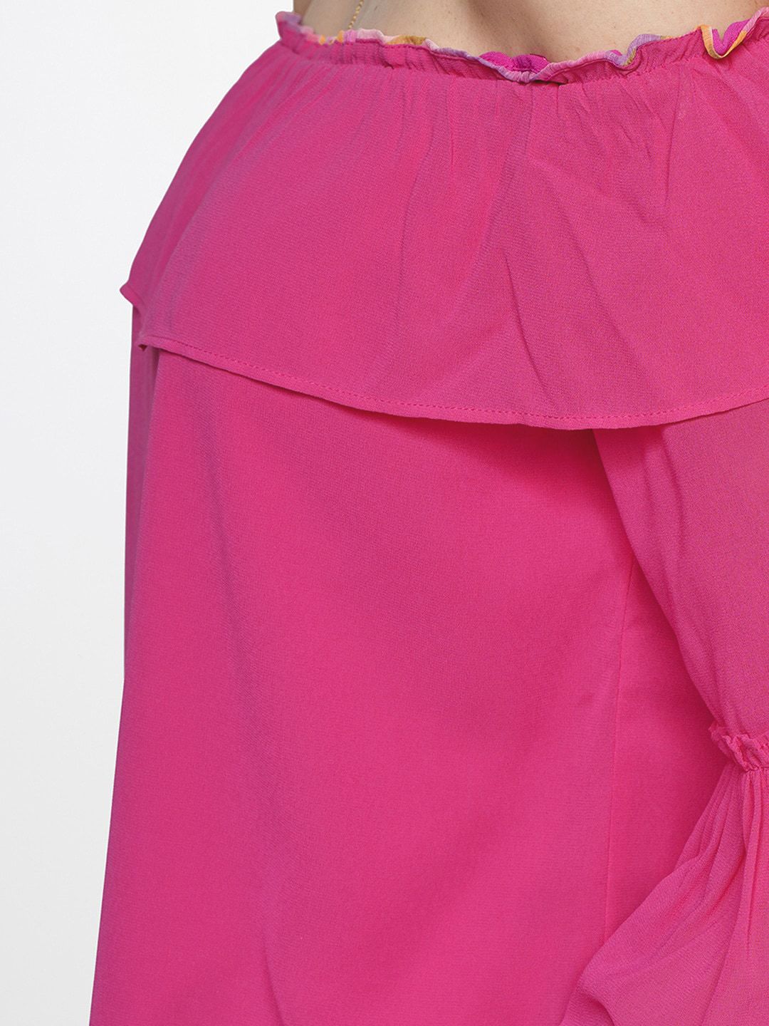 AND Off-Shoulder Bell Sleeve Top