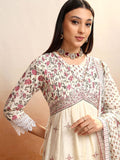 Vishudh Women Floral Printed Regular Pure Cotton Kurta with Trousers & With Dupatta