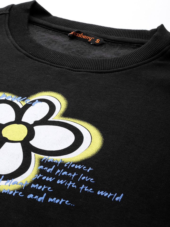 DressBerry Printed Sweatshirt