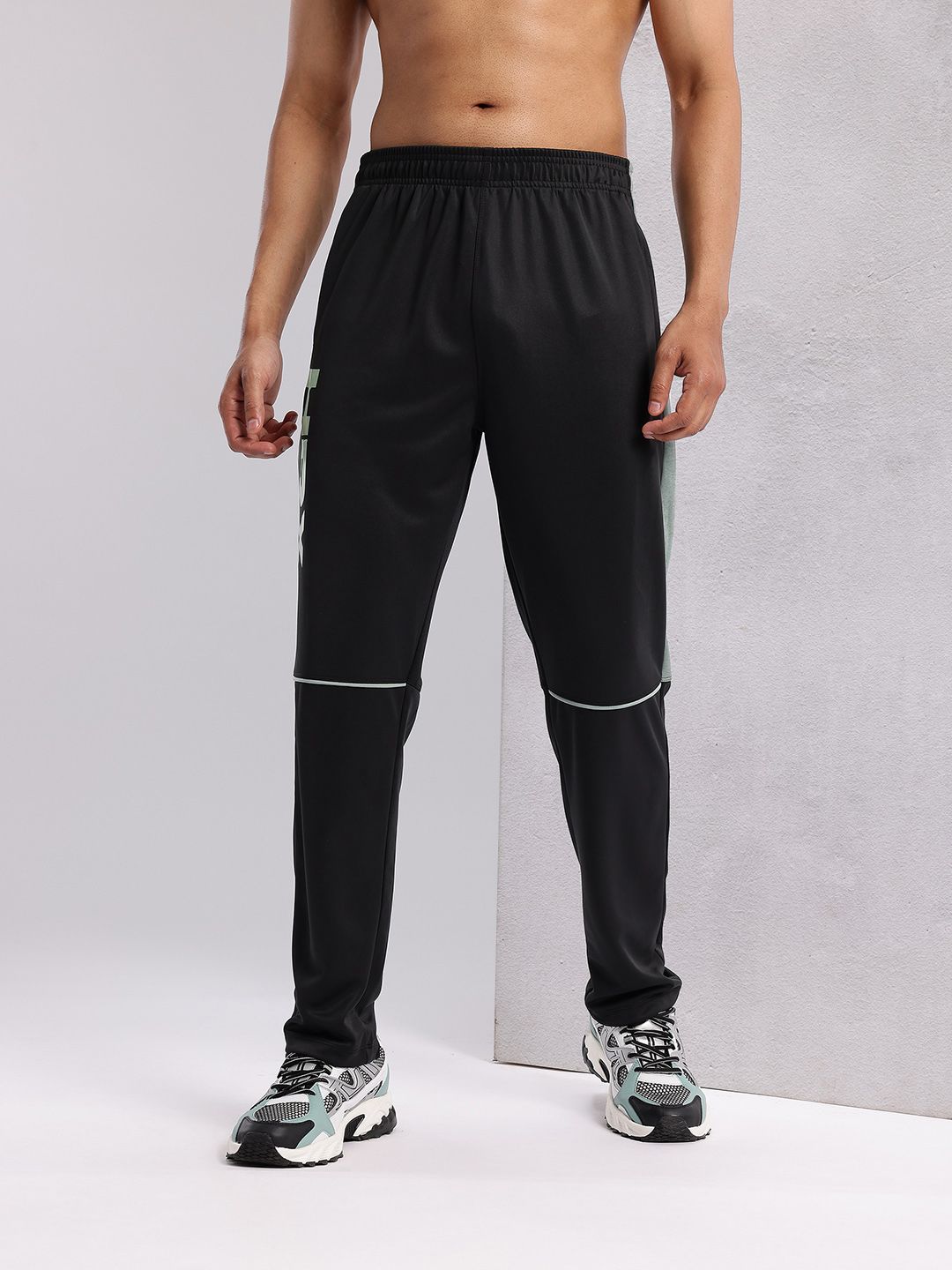 HRX by Hrithik Roshan Men Brand Logo Print Rapid-Dry Running Track Pants