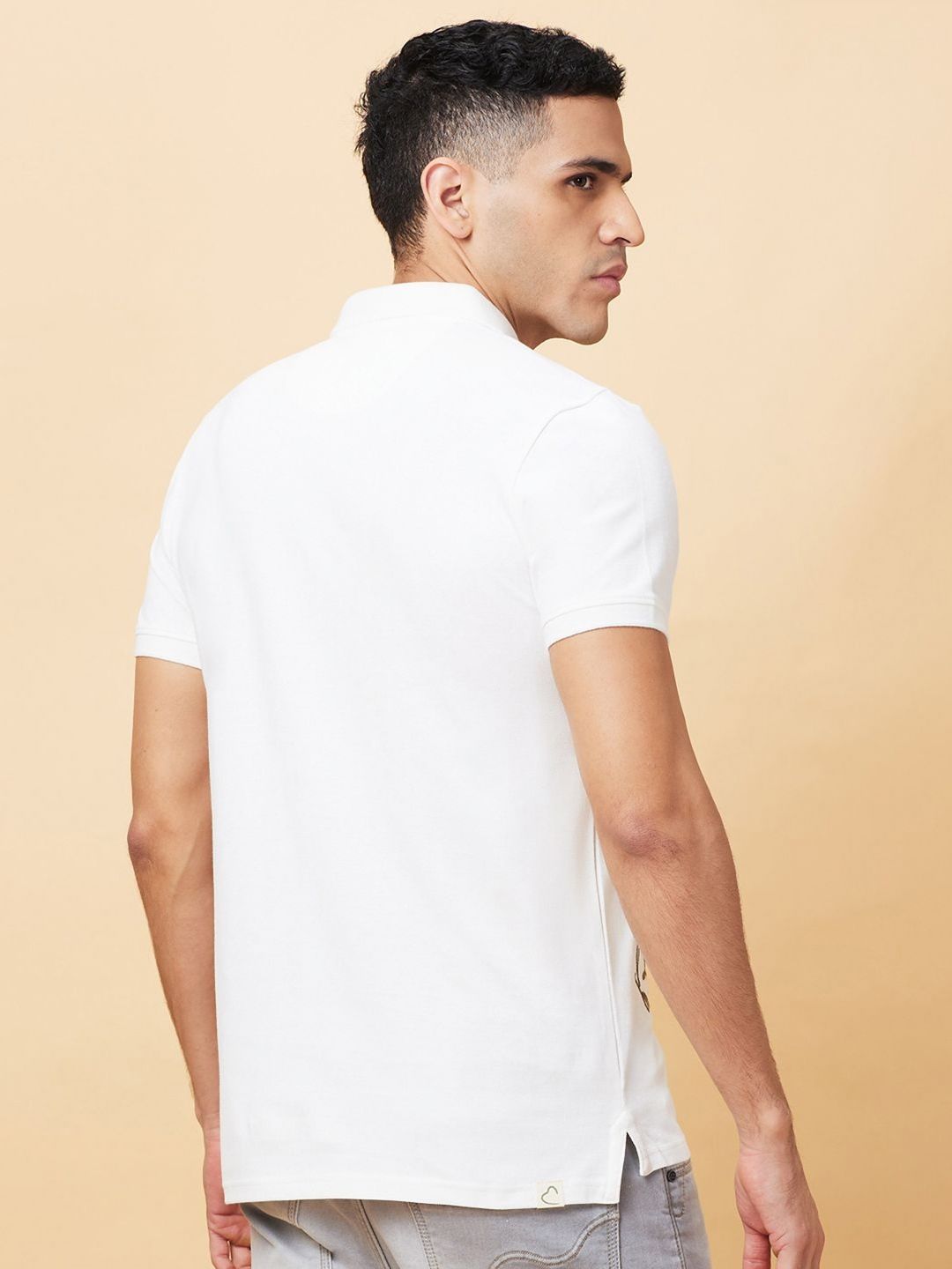 Being Human Men Printed Polo Collar T-shirt