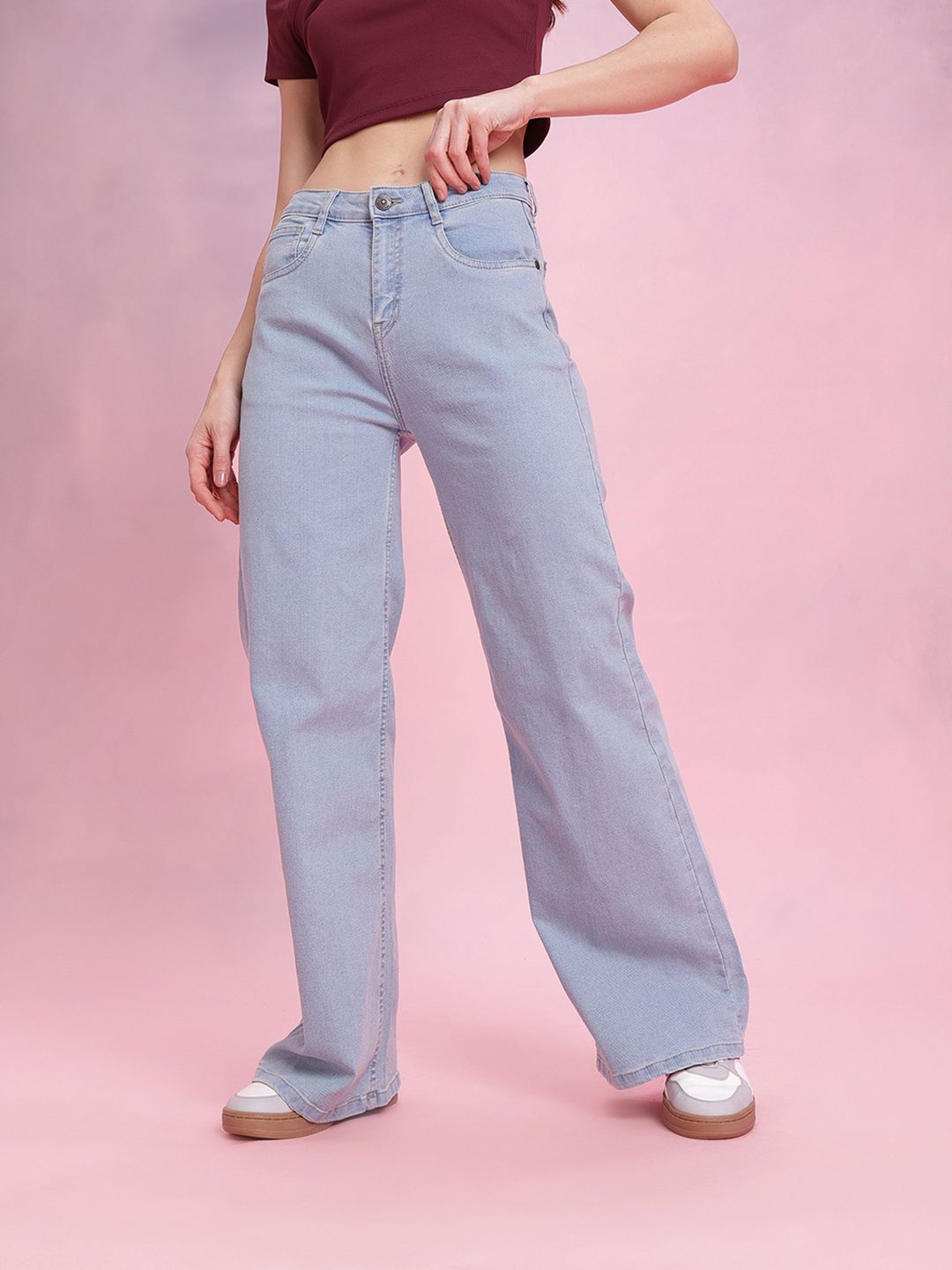 DressBerry Women Wide Leg Jeans
